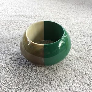 Chic African Geometric Lucite Bangle